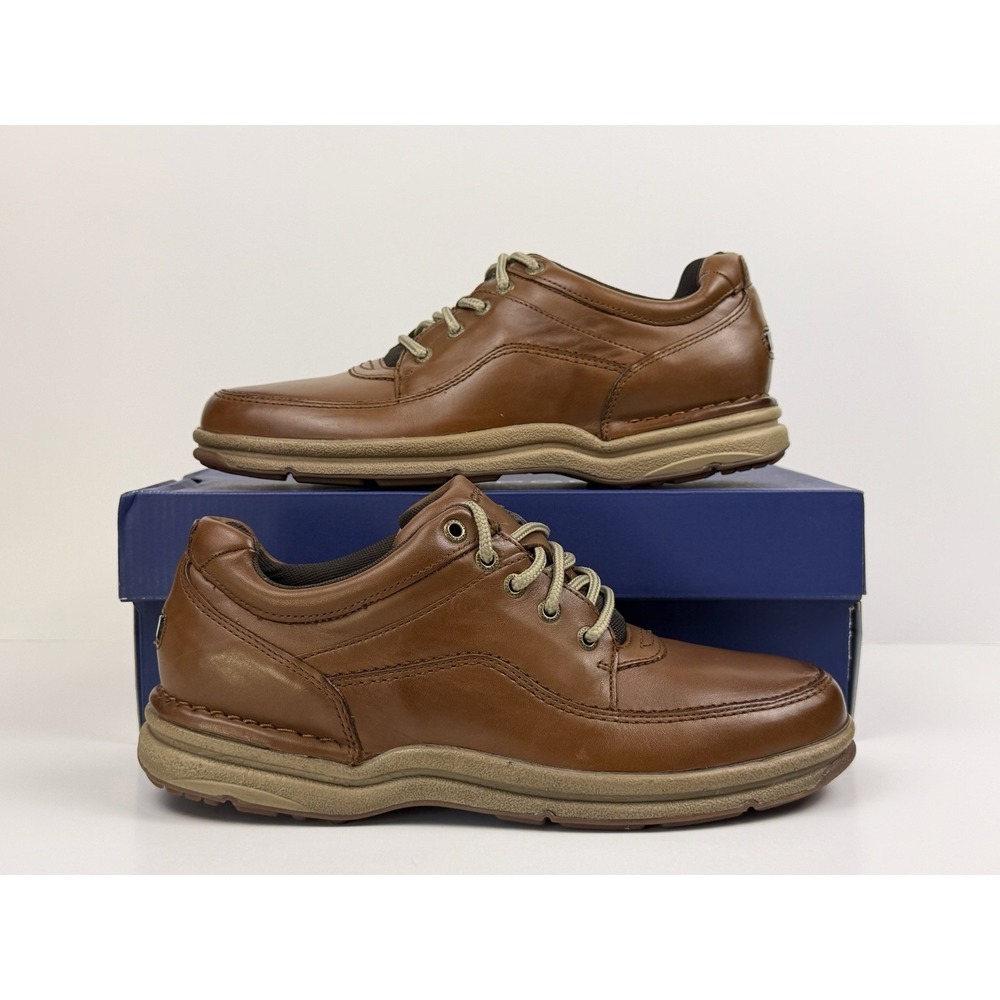 Rockport WT Classic Dress Shoes Men's Size 10 Brown Leather CH3940